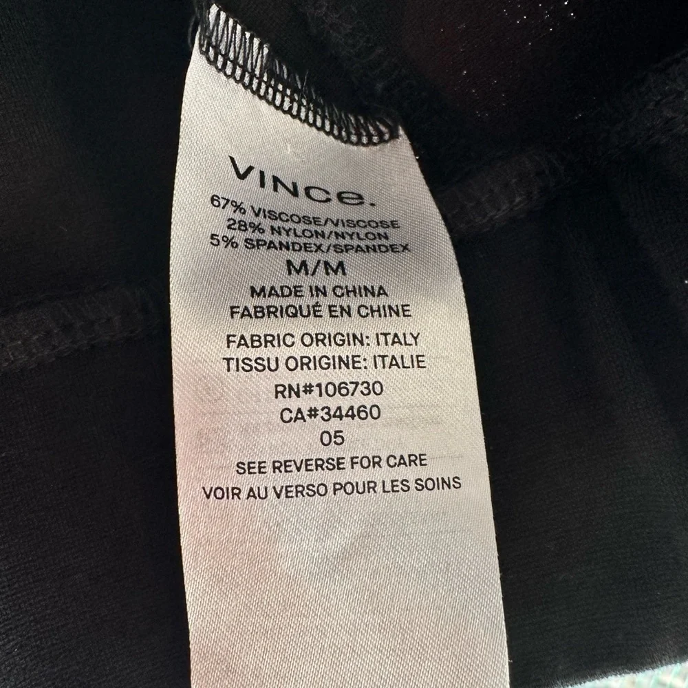 Vince Black Bomber Jacket Size M (Unisex) - Picture 11 of 14